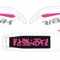 Aufkleber HAIBIKE Xduro Für Bosch-Akku 2014 / 2015 / 2016 / 2017 -E-Bike Zubehör Verkaufsladen 2016 dekor bosch grau gelb 3050770100 3