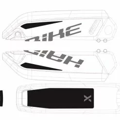 Aufkleber HAIBIKE Xduro Für Bosch-Akku 2014 / 2015 / 2016 / 2017 -E-Bike Zubehör Verkaufsladen 2016 dekor bosch weiss schwarz 3050770095 2