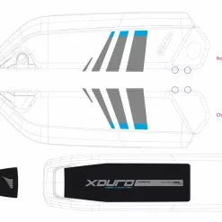 Aufkleber HAIBIKE Xduro Für Bosch-Akku 2014 / 2015 / 2016 / 2017 -E-Bike Zubehör Verkaufsladen 23 3050770071 023