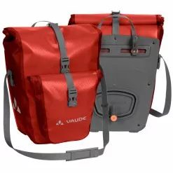 Vaude Aqua Back Plus E-Bike Hinterradtasche Paar -E-Bike Zubehör Verkaufsladen Vaude Aqua Back Plus Elektrofahrrad lava Vorder Rueckseite neu