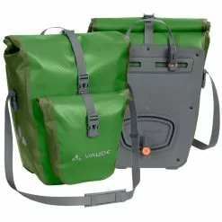 Vaude Aqua Back Plus E-Bike Hinterradtasche Paar -E-Bike Zubehör Verkaufsladen Vaude Aqua Back plus Elektrofahrrad parrot green Vorder Rueckseite neu
