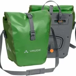 Vaude Aqua Front Elektrofahrrad Vorderradtasche Paar 15 Vaude Aqua Front Elektrofahrrad Vorderradtasche Paar -E-Bike Zubehör Verkaufsladen Vaude Aqua Front Elektrofahrrad parrot green Vorder Rueckseite neu