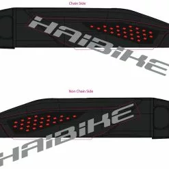 Aufkleber HAIBIKE Sduro/Xduro Für Yamaha-Akku 2018 -E-Bike Zubehör Verkaufsladen aufkleber haibike 2018 fuer yamaha akku e bike rot schwarz glanz