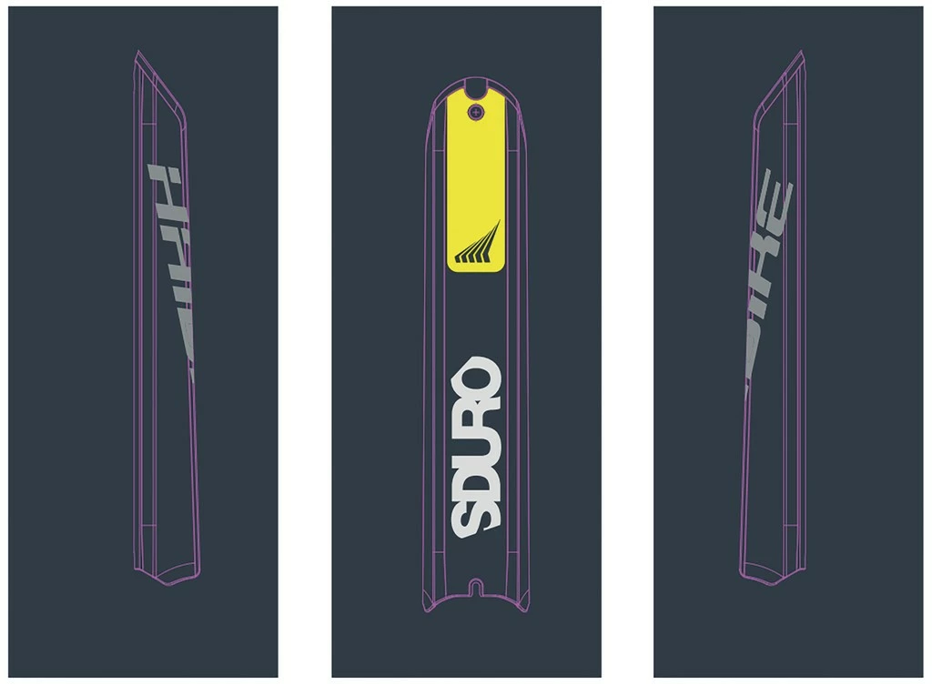 Aufkleber HAIBIKE Sduro/Xduro 2018 Für Bosch Akkuskidplate 2 Aufkleber HAIBIKE Sduro/Xduro 2018 Für Bosch Akkuskidplate – Bild 2