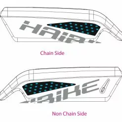 Aufkleber HAIBIKE SDURO Für Bosch-Akku 2018 -E-Bike Zubehör Verkaufsladen blau schwarz glaenzendnIuNFV4dLch2k