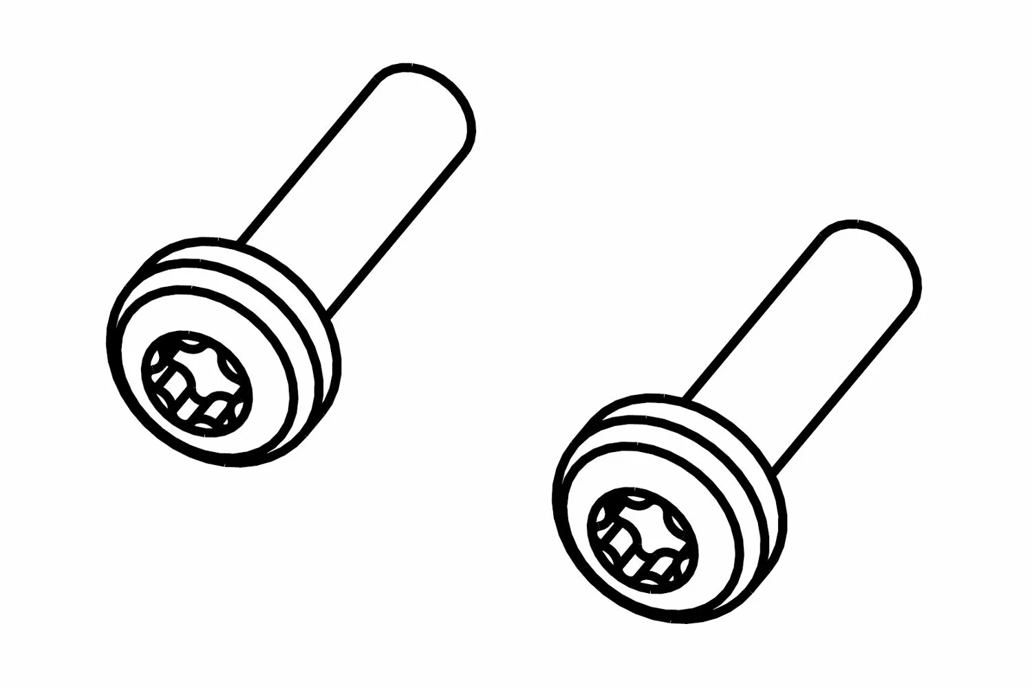 Bosch EBike Rahmenakku Batteriehalter-Kit Schraubensatz M5x20 - Classic 1 Bosch EBike Rahmenakku Batteriehalter-Kit Schraubensatz M5x20 - Classic