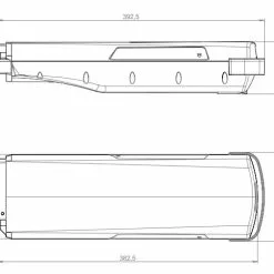 E-Bike Vision - EBV E-Bike Battery, Kompatibel Zu Bosch Classic Line 36 V Gepäckträger -E-Bike Zubehör Verkaufsladen ebv battery gepaecktraeger akku classic line masse