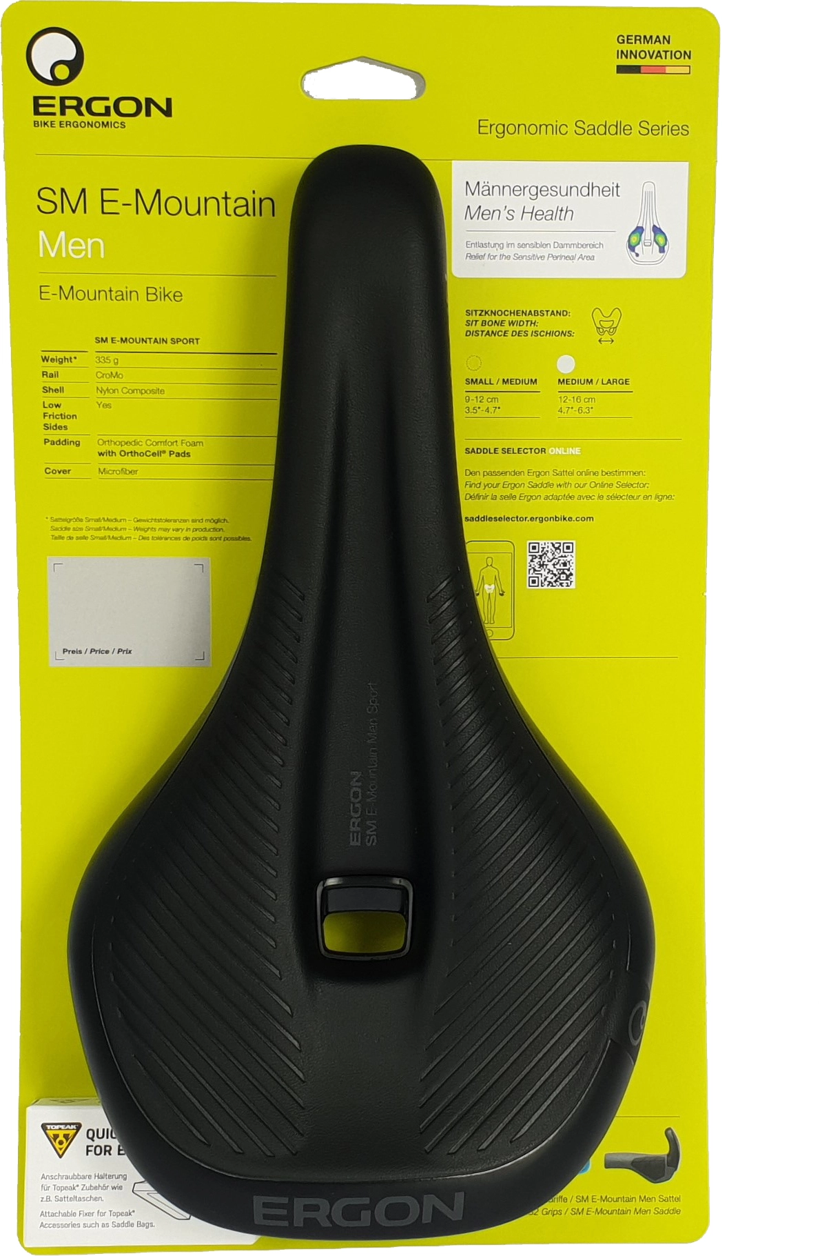 Ergon SM E-Mountain Sport E-Bike Sattel Stealth 4 Ergon SM E-Mountain Sport E-Bike Sattel Stealth – Bild 4