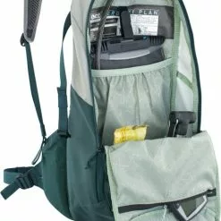 EVOC E-Ride 12 E-Bike Rucksack -E-Bike Zubehör Verkaufsladen evoc e ride 12 stone aufgeklappt