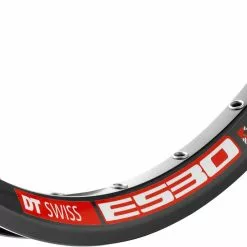 Flyer Elektrofahrrad Felge 26" DT Swiss E530 Ohne Bremsflanke 32-Loch Schwarz