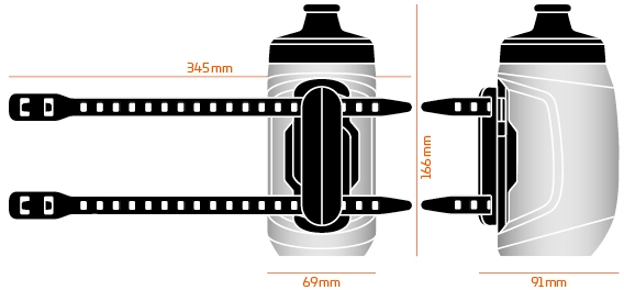 Fidlock Twist Bottle 450 Trinkflasche Transparent Schwarz + Uni Base 2 Fidlock Twist Bottle 450 Trinkflasche Transparent Schwarz + Uni Base – Bild 2