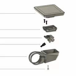FIT E-Bike System FIT 2.0 Insert Halter Display -E-Bike Zubehör Verkaufsladen fit 2 0 insert halter display skizze 2
