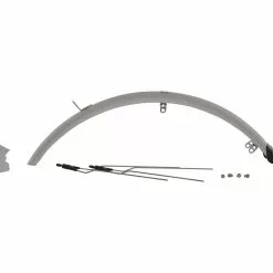 Flyer Elektrofahrrad Schutzblech Für C-Serie - 53mm, 26" -E-Bike Zubehör Verkaufsladen flyer elektrofahrrad schutzblech 53 mm 26 zoll c serie silber vorn