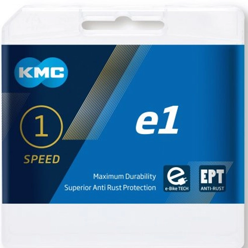 KMC E1 EPT - E-Bike Kette - 110 Glieder Silber 1 KMC E1 EPT - E-Bike Kette - 110 Glieder Silber