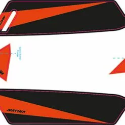 Aufkleber KTM Macina 2017 -E-Bike Zubehör Verkaufsladen ktm 2017e bike aufkleber schwarz matt toxic orange