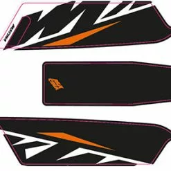 Aufkleber KTM Macina 2017 -E-Bike Zubehör Verkaufsladen ktm 2017e bike aufkleber weiss schwarz orange
