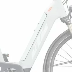 KTM PowerTube Akku Cover - US Frame - Tiefeinsteiger -E-Bike Zubehör Verkaufsladen ktm powertube cover us frame tiefeinsteiger white matt