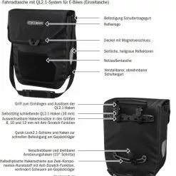 Ortlieb E-Mate Gepäckträgertasche -E-Bike Zubehör Verkaufsladen ortlieb e mate uebersicht