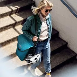 Ortlieb Velo-Shopper Gepäckträgertasche -E-Bike Zubehör Verkaufsladen ortlieb velo shopper petrol magnet verschluss