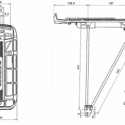 Pletscher Genius 28" Gepäckträger Für Flyer T-/L-Serie Ohne HS -E-Bike Zubehör Verkaufsladen pletscher easy fix ebike gepaecktraeger detail