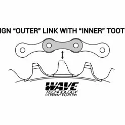 Praxis Works Wave™ Tech MTB Kettenblatt Stahl | Lochkreis 104 -E-Bike Zubehör Verkaufsladen praxis works wave tech kettenblatt 104 mm stahl montage