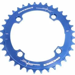 Race Face Kettenblatt Narrow Wide 36 Zähne 104mm -E-Bike Zubehör Verkaufsladen race face kettenblatt narrow wide 36 zaehne 104mm blau rueckseite