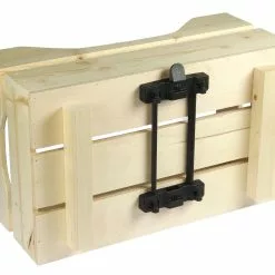 RACKTIME Holzbox "Woodpacker" Inkl. Snap-It 1.0 Systemadapter -E-Bike Zubehör Verkaufsladen racktime holz kiste holz box woodpacker echtholz scaled