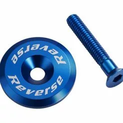 Reverse Components Reverse E-Bike Ahead Kappe Mit Aluminiumschraube -E-Bike Zubehör Verkaufsladen reverse ahead kappe blau 01178