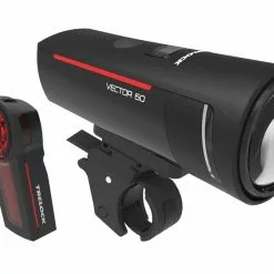 Trelock Licht-Set LS 600 I-GO VECTOR 60/LS 740 VECTOR