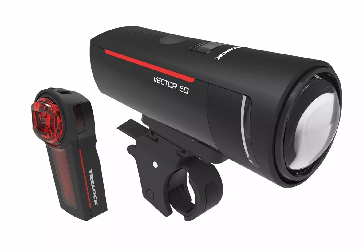 Trelock Licht-Set LS 600 I-GO VECTOR 60/LS 740 VECTOR 1 Trelock Licht-Set LS 600 I-GO VECTOR 60/LS 740 VECTOR