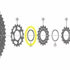 SHIMANO Distanzring B Für SLX CS-M7100 Kassette