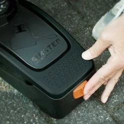 SKS Airstep Digi Fußpumpe Für E-Bikes -E-Bike Zubehör Verkaufsladen sks airstep digi fusspumpe im einsatz 2