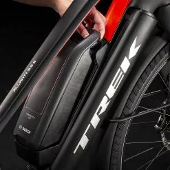Trek Range Boost - Bosch Powerpack Zusatz-Akku -E-Bike Zubehör Verkaufsladen trek range boost action