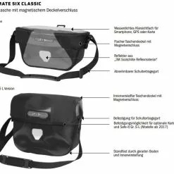 Ortlieb Ultimate Six Classic 5L Lenkertasche -E-Bike Zubehör Verkaufsladen ultimate six classic facts