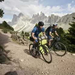 Vaude Trailfront II Bikepacking Lenkertasche -E-Bike Zubehör Verkaufsladen vaude trailfront 2 bikepacking lenkertasche action