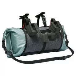 Vaude Trailfront II Bikepacking Lenkertasche -E-Bike Zubehör Verkaufsladen vaude trailfront 2 bikepacking lenkertasche moss hinten