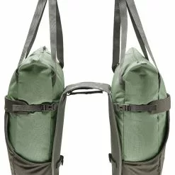 VAUDE TwinShopper Fahrradtasche -E-Bike Zubehör Verkaufsladen vaude twinshopper fahrradtasche gruen 2