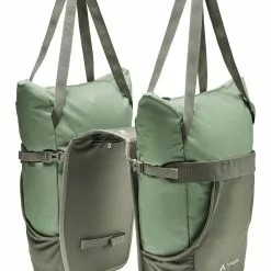 VAUDE TwinShopper Fahrradtasche -E-Bike Zubehör Verkaufsladen vaude twinshopper fahrradtasche gruen