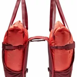 VAUDE TwinShopper Fahrradtasche -E-Bike Zubehör Verkaufsladen vaude twinshopper fahrradtasche rot 2