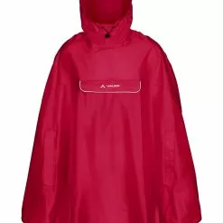 Vaude Valdipino Regen-Poncho -E-Bike Zubehör Verkaufsladen vaude valdipino regen poncho rot
