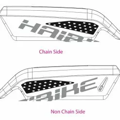 Aufkleber HAIBIKE SDURO Für Bosch-Akku 2018 -E-Bike Zubehör Verkaufsladen weiss schwarz glaenzendP7GSwRSab9FtG